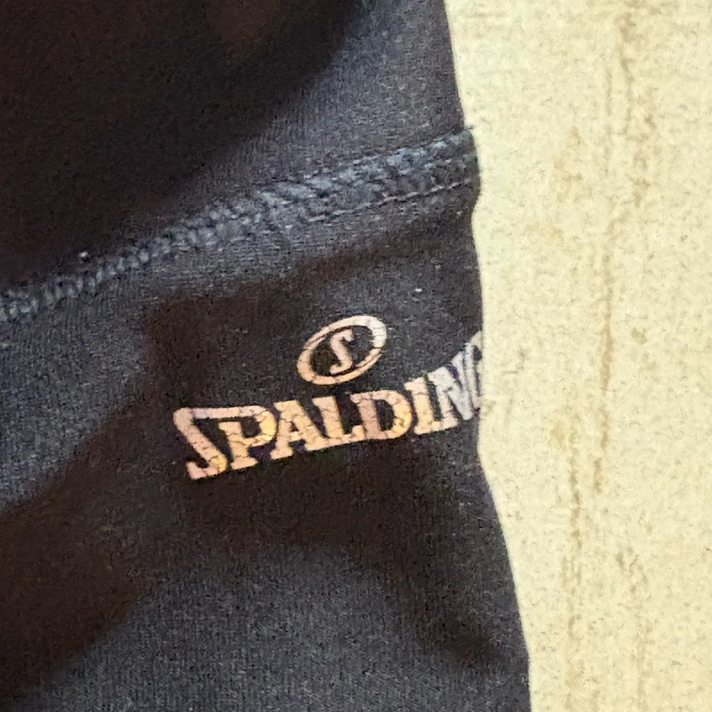 Spalding Black Athletic Pants Yoga Flare S/P - Picture 4 of 5